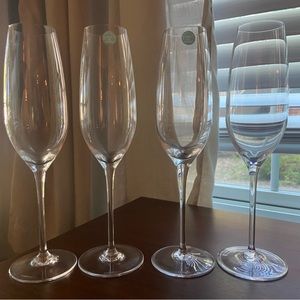 Tiffany&Co- Champagne 🥂 Flutes Set of 4